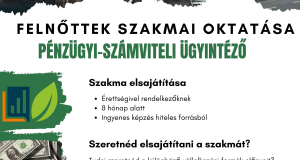Felnőttek szakmai oktatása: pénzügyi-számviteli ügyintéző